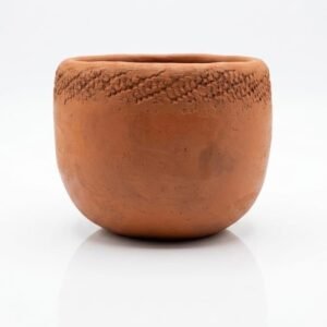 handcrafted ugandan terracotta clay bowl