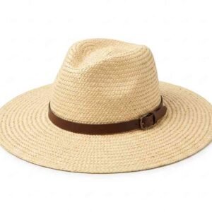 handwoven ugandan wide brim safari hat