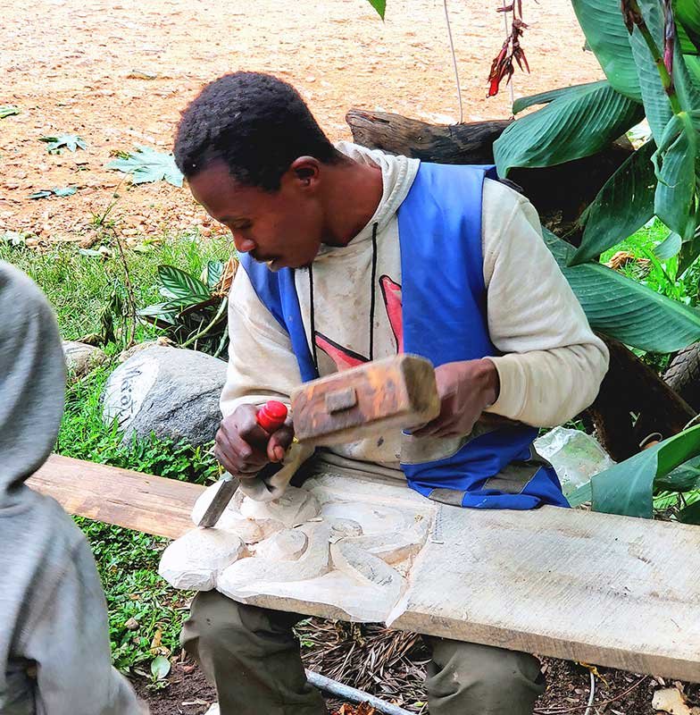 Wood sculpting and carving