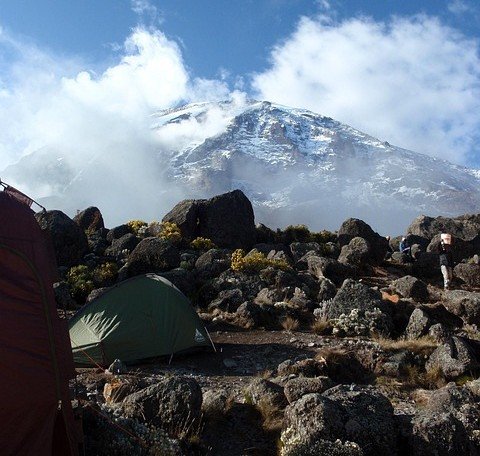 Mountain camping tent