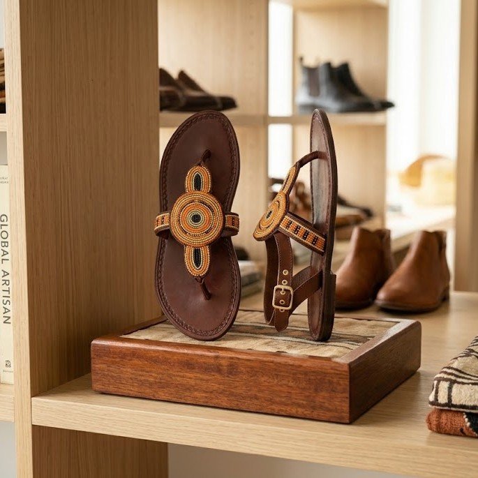 handcrafted ugandan leather sandals handcrafted ugandan leather sandals